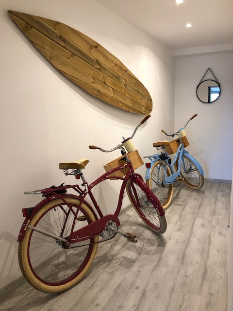 Se balader à vélo le long de l'océan
