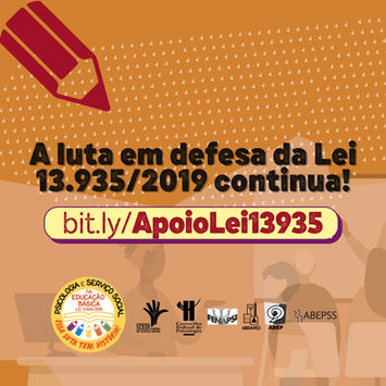 Projetos ameaçam Lei nº 13.935/2019 - Psicologia e Serviço Social nas escolas