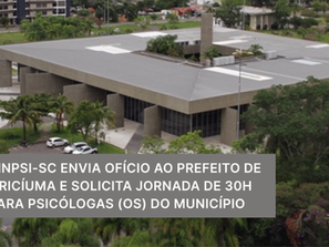 SINPSI-SC protocola ofício ao Município de Criciúma/SC