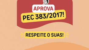 APROVA JÁ A PEC 383/2017 — A PEC DO SUAS!