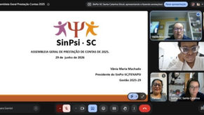 Prestação de Contas 2025 aprovada em Assembleia Geral realizada pelo SinPsi-SC