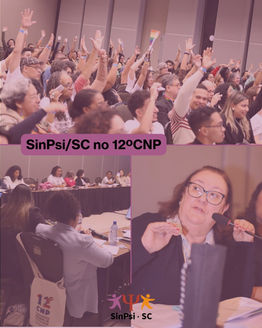 SINPSI/SC no 12º Congresso Nacional da Psicologia