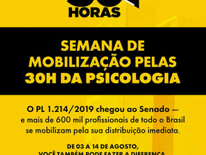 Mobilização 30h semanais É AGORA