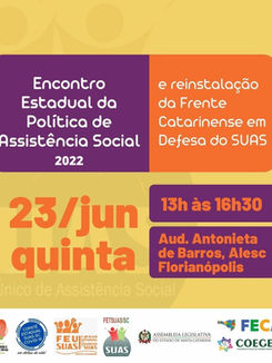 SinPsi-SC no Encontro Estadual da Política de Assistência Social.