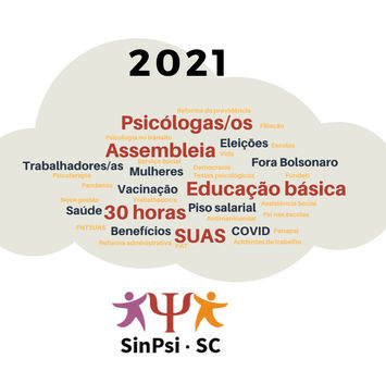 Retrospectiva: Ações do SINPSI-SC em 2021 e perspectivas 2022