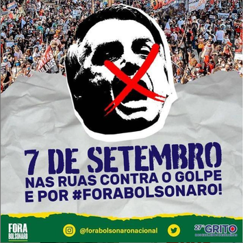 CUT convoca mobilização popular no 7 de setembro