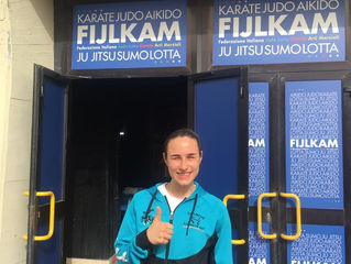 Toukon Velletri con Ester Nicosanti alla Coppa Fijlkam