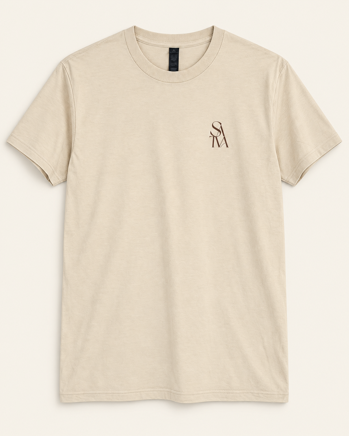 Sattva Waves & Sun T-Shirt – Beige