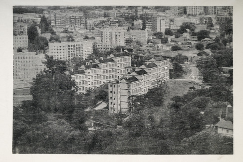《反轉的風景》 木刻油印布本，一組15 件之一
