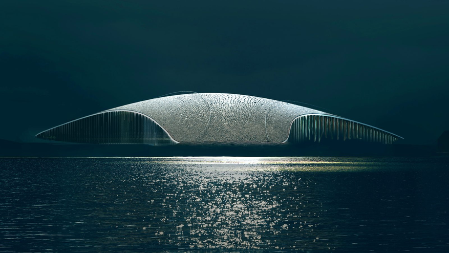 🐋🌊 潛伏於極地冰川的「海上霸主」 挪威地標The Whale明年破浪登場