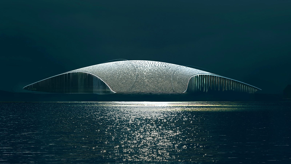 🐋🌊 潛伏於極地冰川的「海上霸主」 挪威地標The Whale明年破浪登場