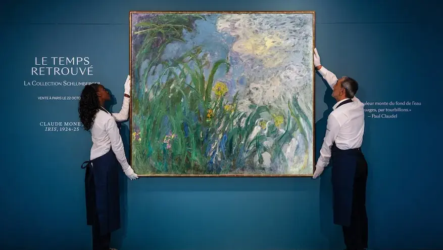 🔨💰 Sotheby's / 莫奈暮年眩翳之作《鳶尾花》五千萬歐元天價刷新法國拍賣歷史
