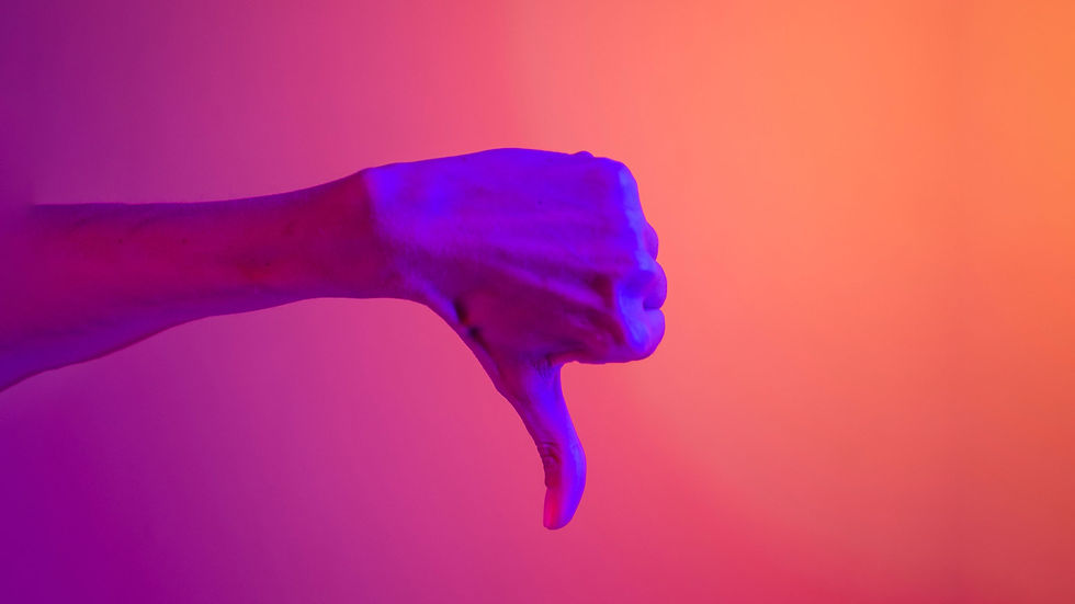 Thumbs down