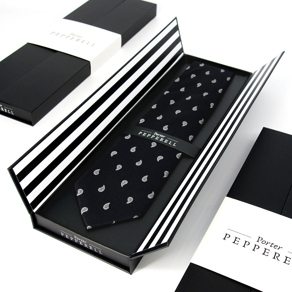 Thumbnail: Black Paisley Spot Woven