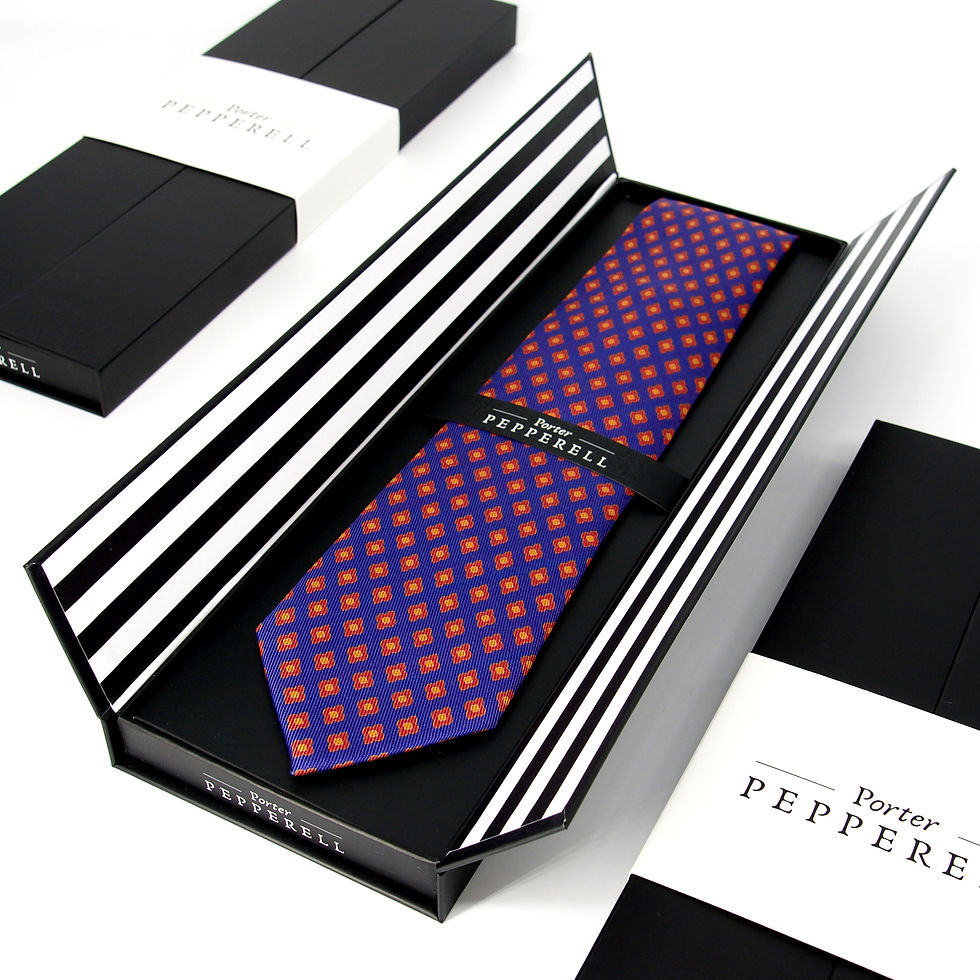 Thumbnail: Blue Spot Medallion Print