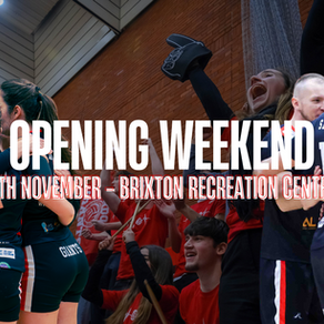 9th Nov – Opening Weekend for London Giants Home Games