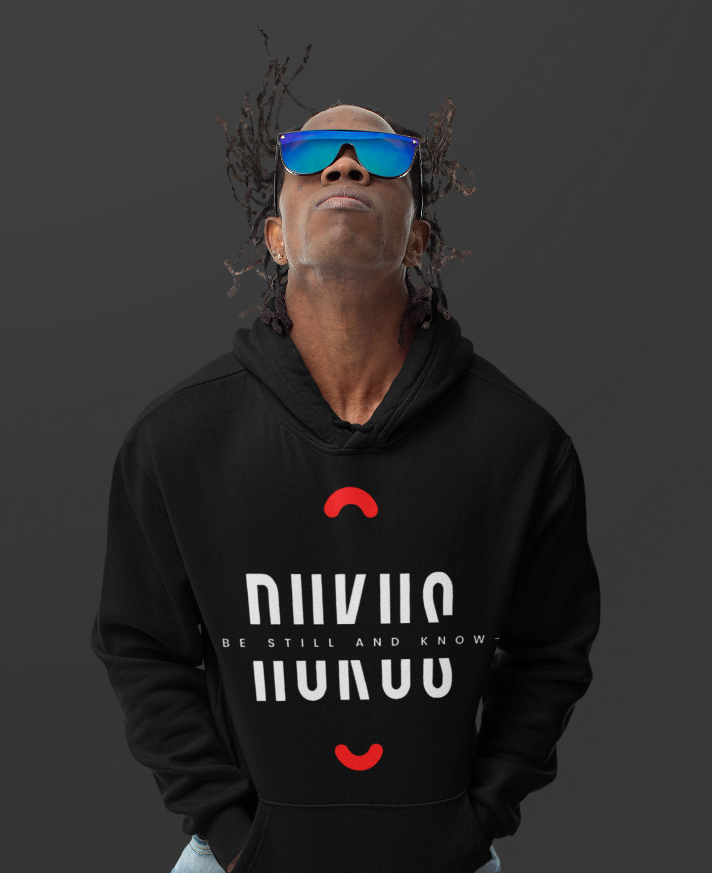 Men's Comfortable Black Hoodie Sweater