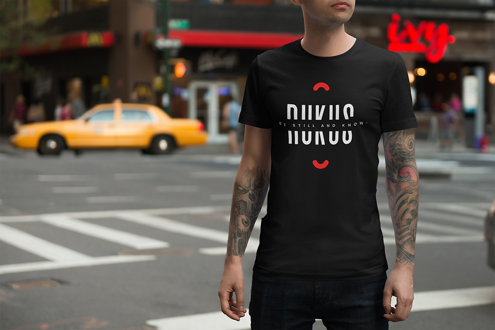 Thumbnail: Men's Trendy Graphic Tee- Line: RUKUS