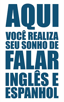 Aqui você realiza o seu sonho de falar inglês