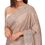 Thumbnail: Nude Purple Satin Silk Saree