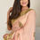 Thumbnail: Blush Peach Chiffon Saree