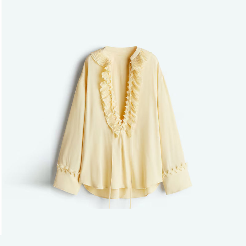 Thumbnail: Casual Bead Jean Women Loose High Waisted Pockets Zipper All-match Straight Leg 