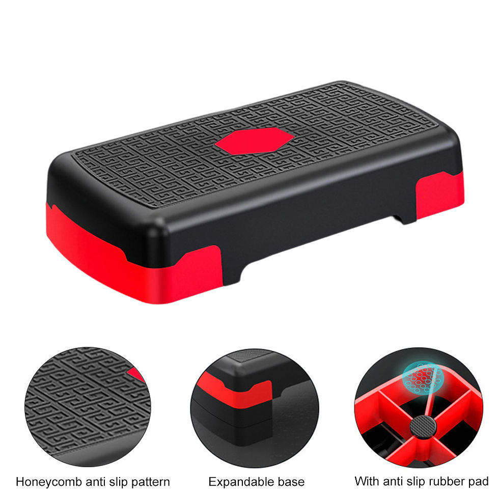 Miniatura: Fitness Height Step Pedal Aerobic Fitness Stepper Cardio Pedal Exerciser Stable 