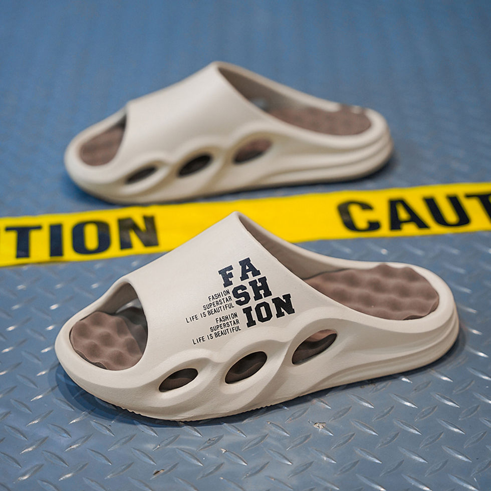Miniatura: Men Fashion Massage Slippers Indoor/Outdoor Sandals Beach Flip Flop Thick Sole M