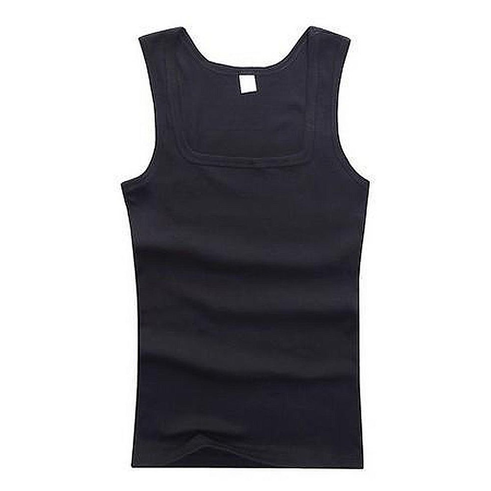 Miniatura: Men‘s Shapewear Slimming Body Corset Vest Shirt Compression Abdomen Tummy Bell