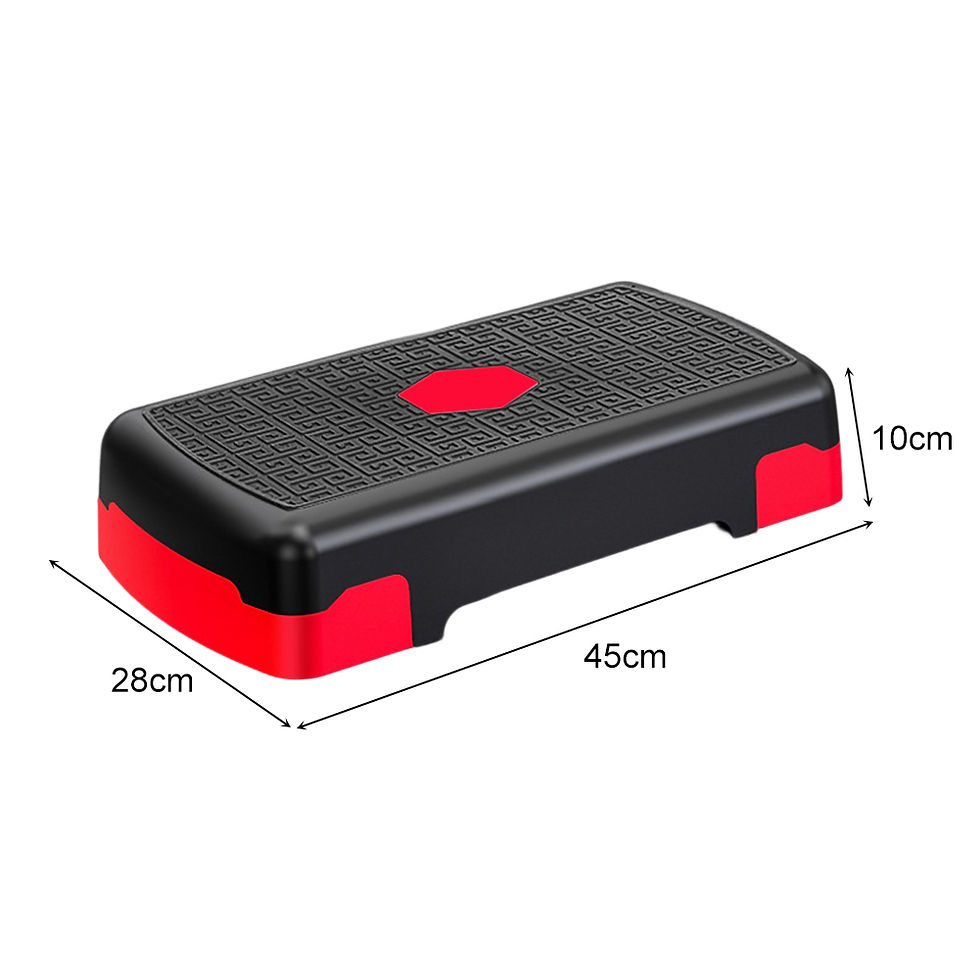 Miniatura: Fitness Height Step Pedal Aerobic Fitness Stepper Cardio Pedal Exerciser Stable 