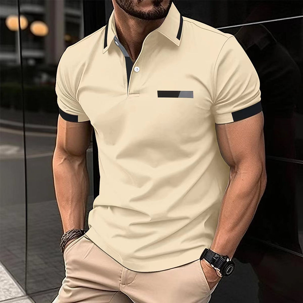 Miniatura: Men's fitness casual sports T-shirt, gym running sports elastic short-sleeved Po