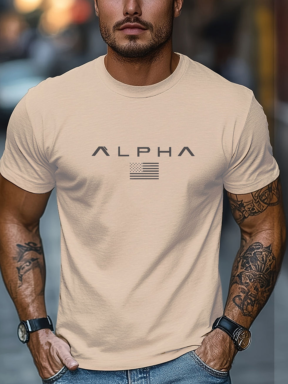 Miniatura: Fitness Sports Men's T-Shirt Casual O-neck Loose Short Round Neck Sleeve Top Fas