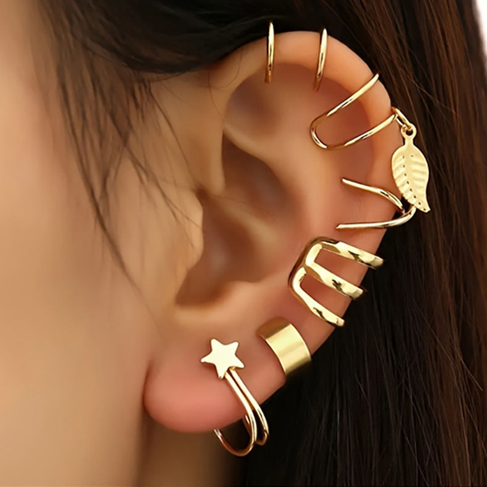 Miniatura: 5pcs/set Trendy Elegant Design Ear Cuff Classic Elegant Style Gifts Women's No P