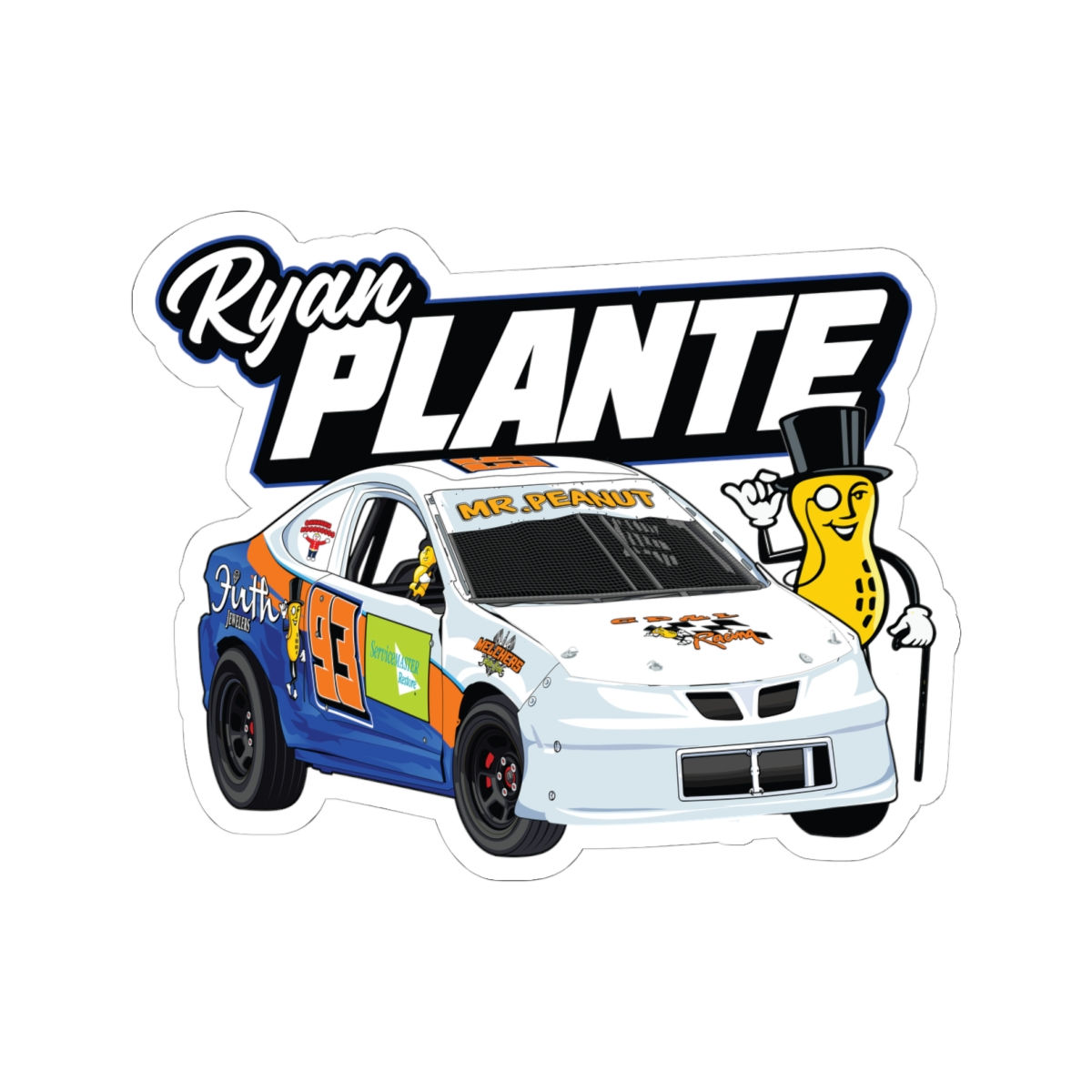Ryan Plante Sticker 6 Inch