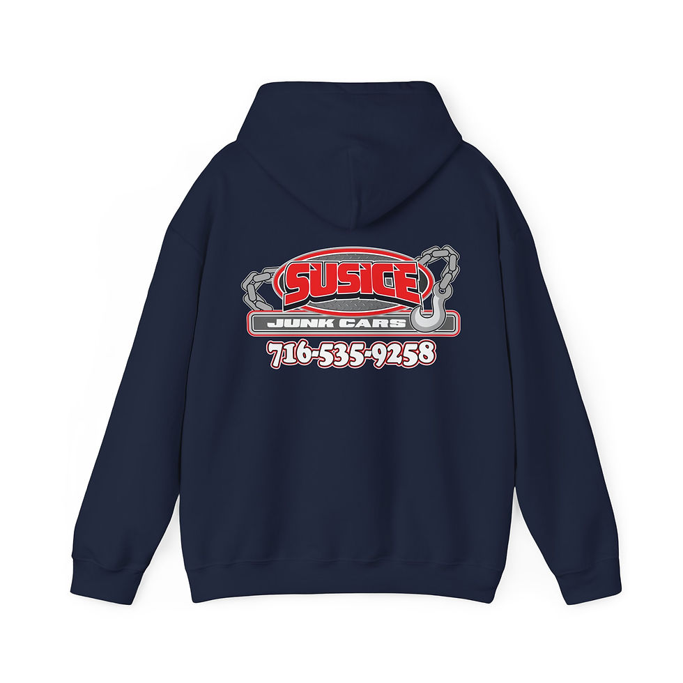 Thumbnail: Susice Junk Cars Adult Hoodie
