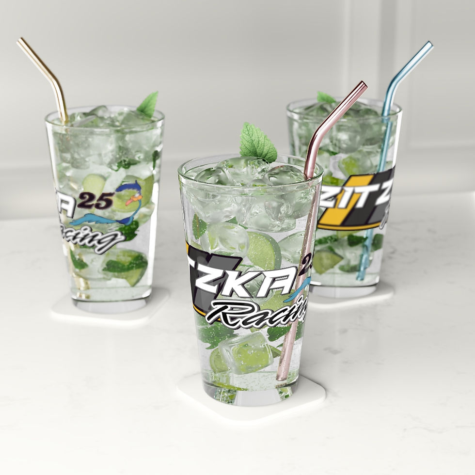 Zitzka Racing Pint Glass