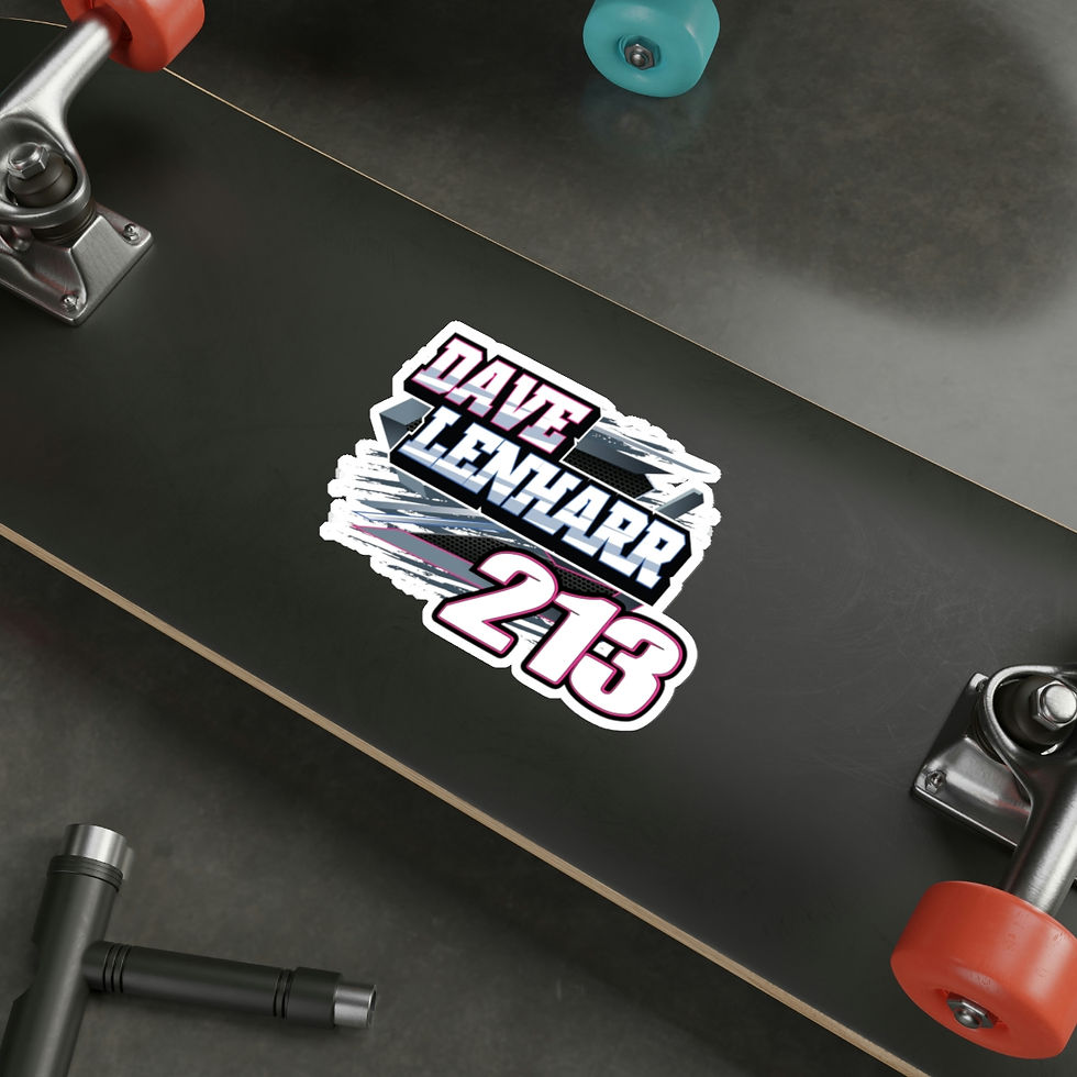 Dave Lenharr #213 Die-Cut Stickers