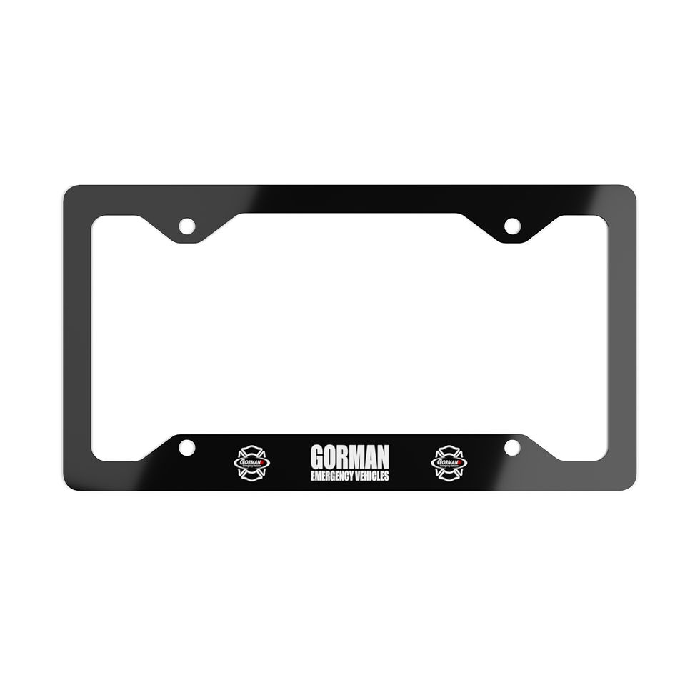 Gorman 2023 Metal License Plate Frame