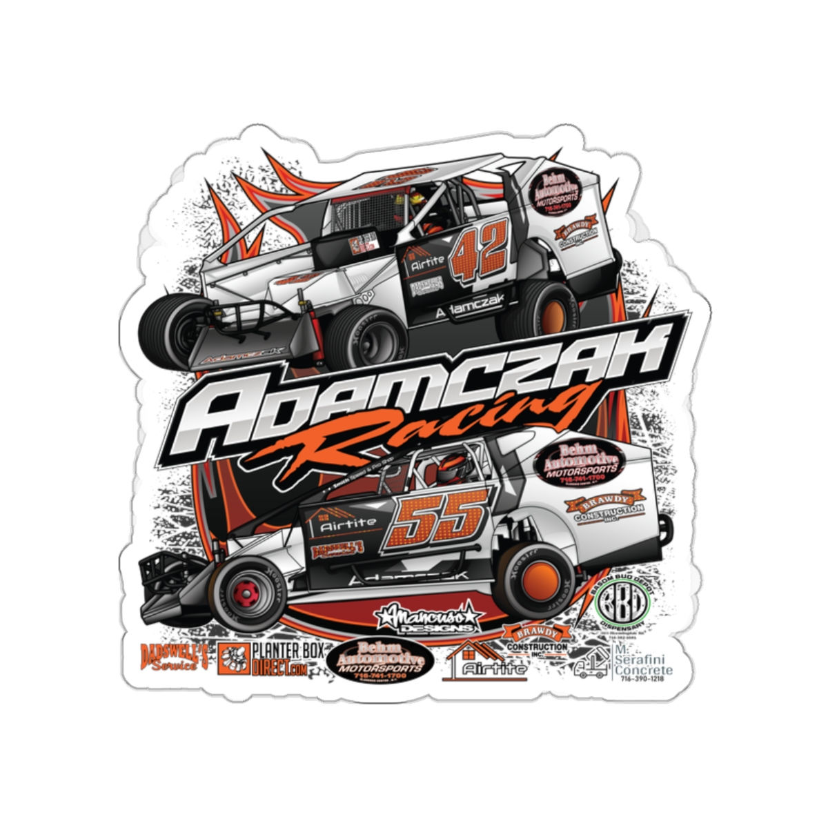 Adamczak Racing Stickers