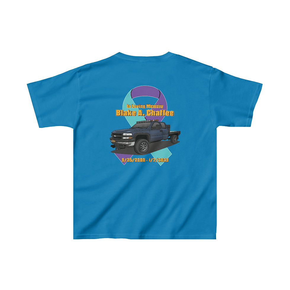 In Memory of Blake Chaffee YOUTH T