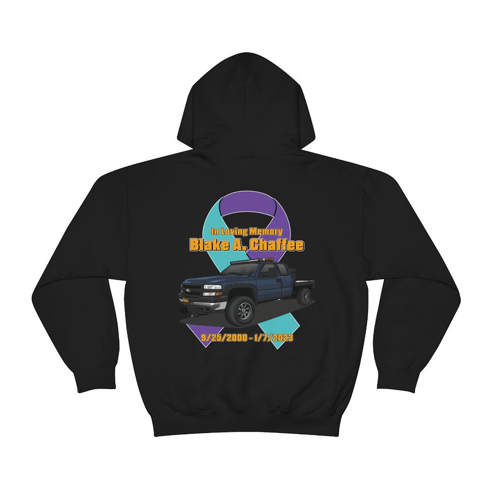 In Memory of Blake Chaffee ADULT Hoodie