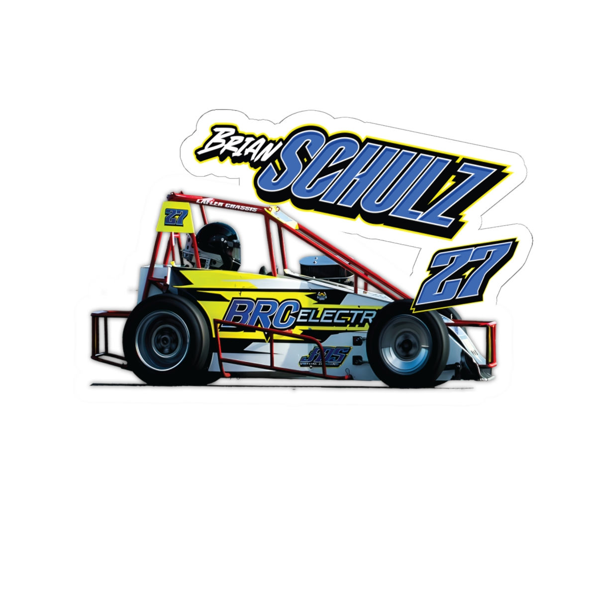 Brian Schulz 6 inch sticker