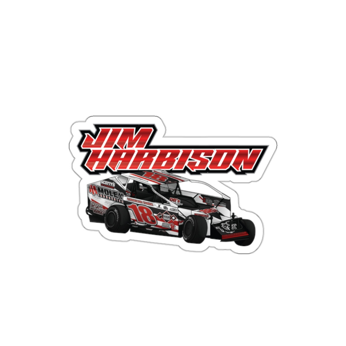 Jim Harbison Sticker