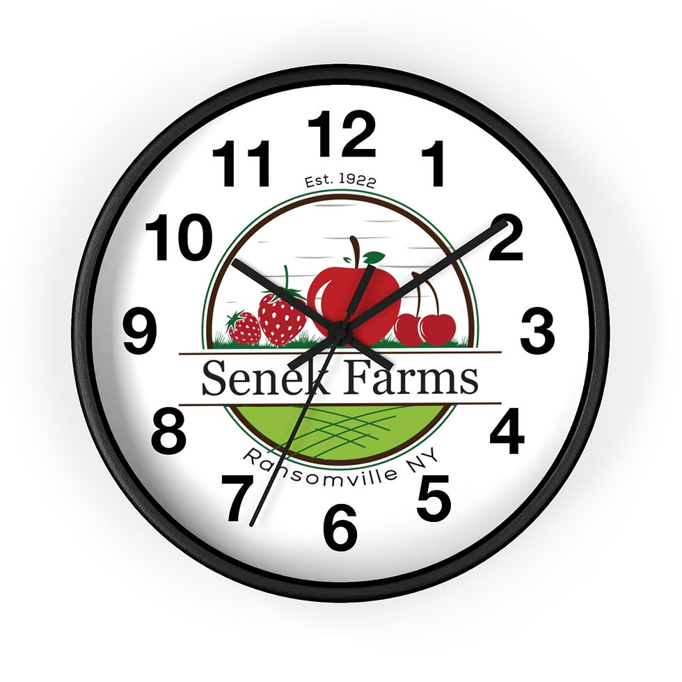 Senek Farms Wall Clock