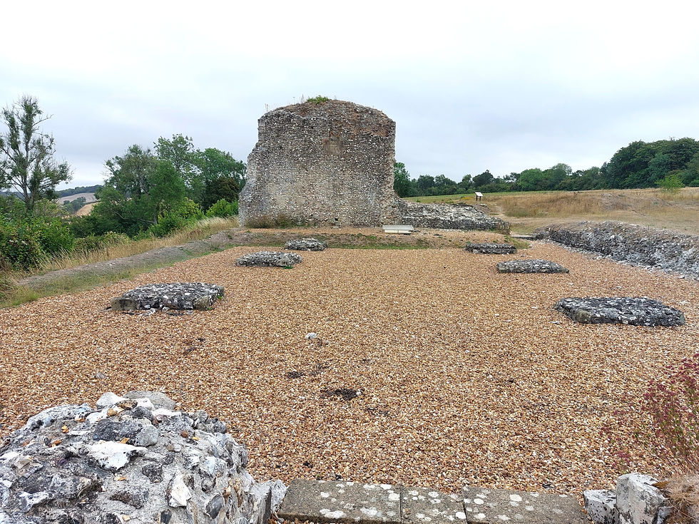 Figure 3.  Clarendon Palace ruins (Great Hall). 