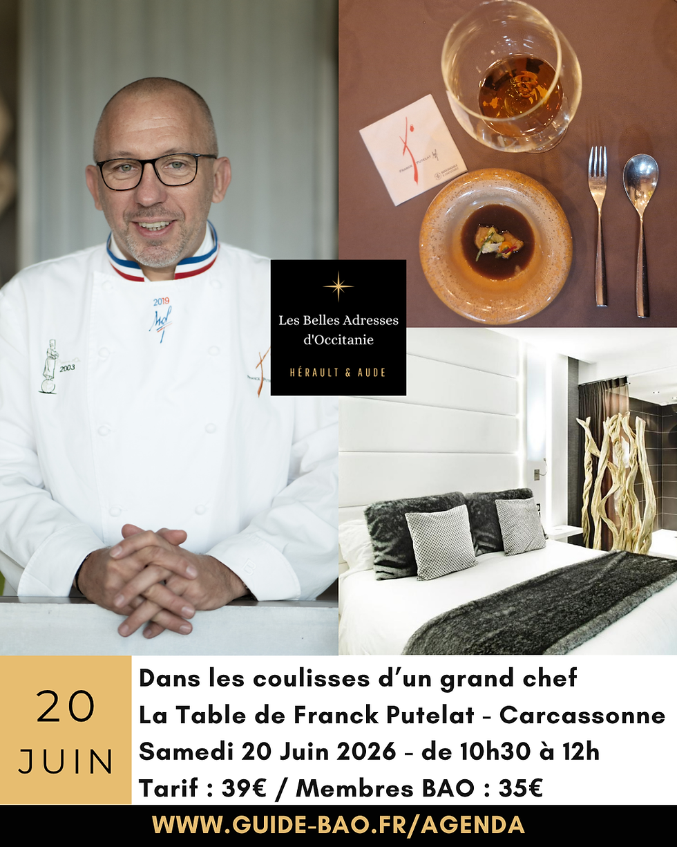 Miniature : Samedi 20 Juin /RDV Gourmand d'exception  / Table de Franck Putelat