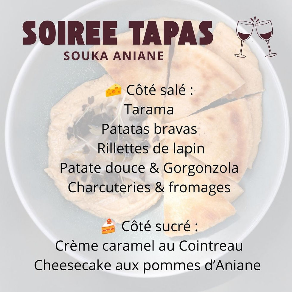 Miniature : Jeudi 15 Octobre /Tablée gourmande / SouKa Aniane