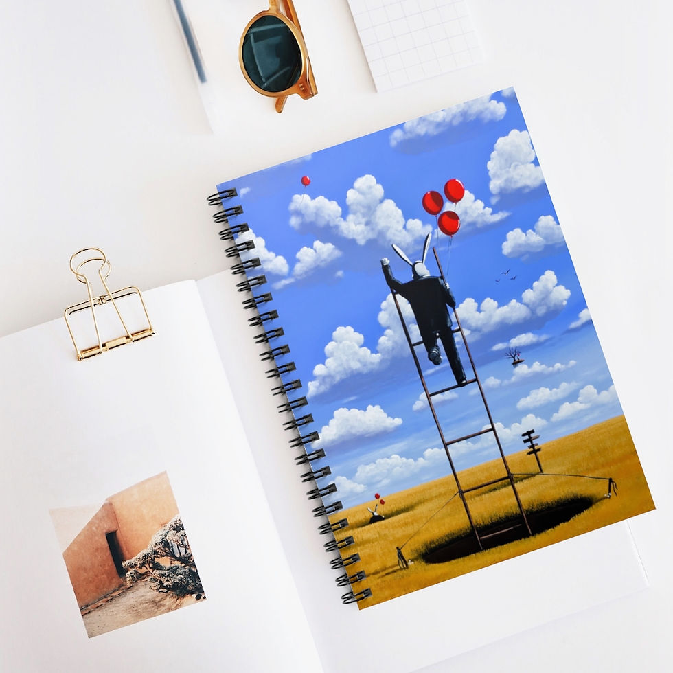 Thumbnail: The Stroll Series: Ladder Spiral Notebook - Ruled Line