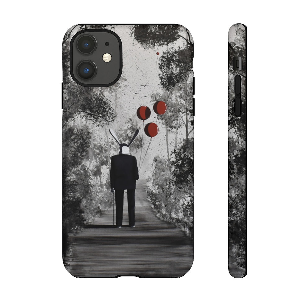 Thumbnail: Black & White iPhone Tough Case