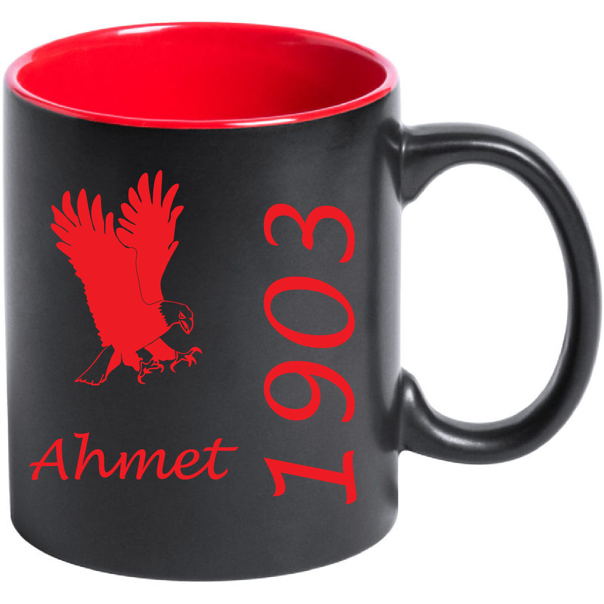 Tasse aus Keramik mit Wunschtext Besiktas